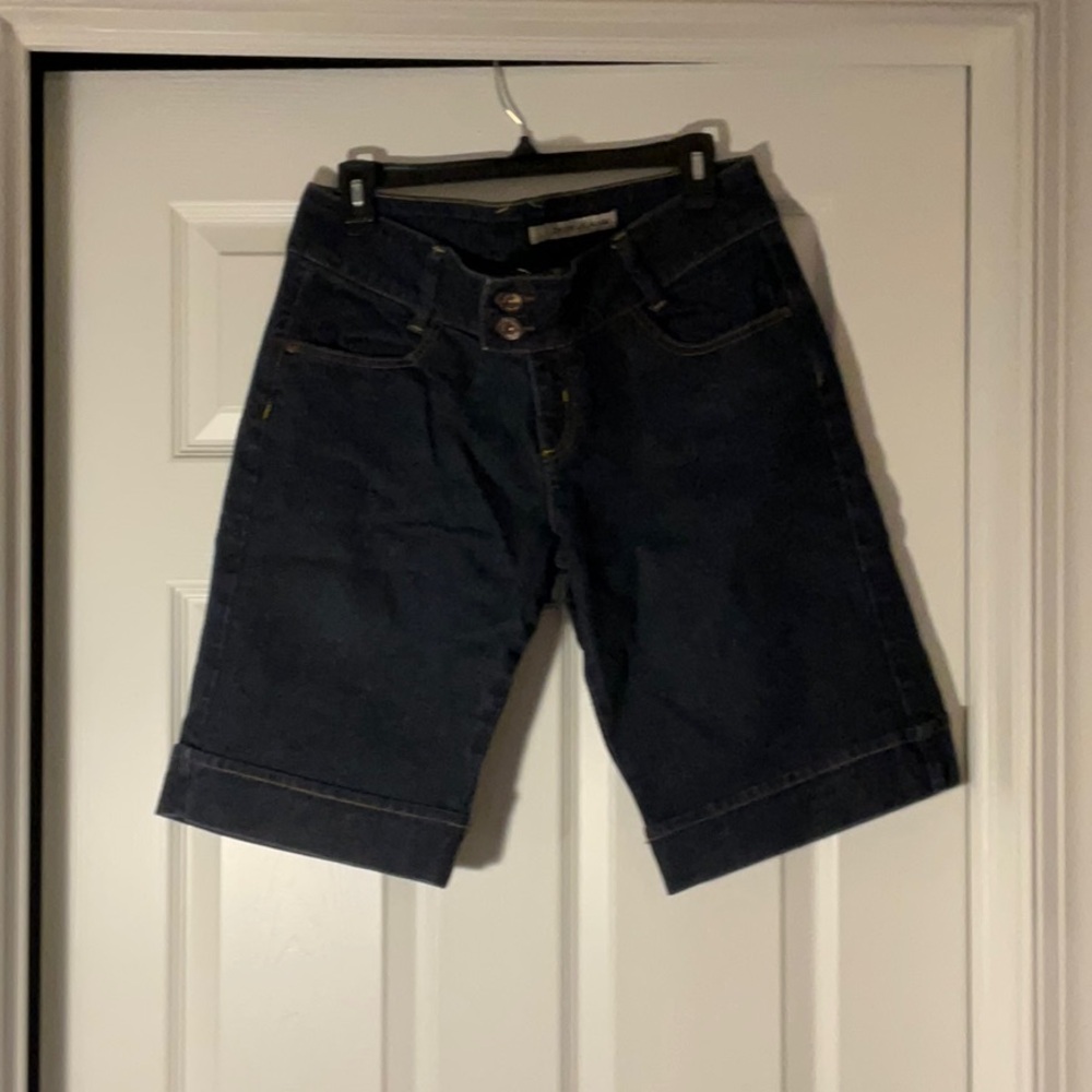 DKNY Dark Blue Denim Bermudas
